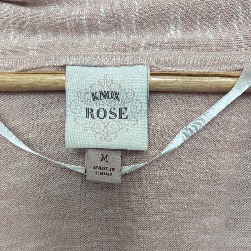 A New Day Blush Open Front Cardigan - Picture 2 of 8